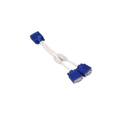 China Factory Direct Sales High Quality 30cm USB Extension Cable 1 Male +2 Female VGA Monitor Cable for sale