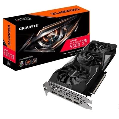 Китай GDDR6 1408 бит Radeon RX 5500 XT OC 8G 14000MHz 128 гигабайта продается