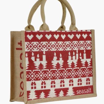 China Beautiful China Manufacture Reusable Eco - Friendly Jute Shopping Bag for sale