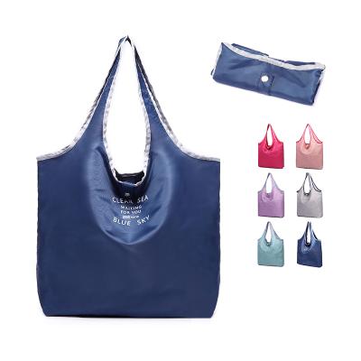 China Newest design and best selling reusable foldable nylon bag for sale