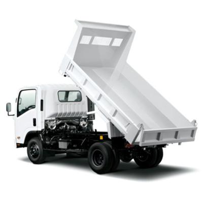 China Dump Truck Light Construction Dumper Body And Crane Lifting 5-10 Ton for sale