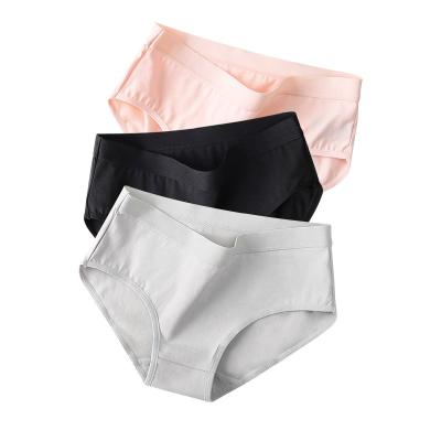 China 2021 New Style Women Mid Rise Bikini Cotton Panties Ladies Antibacterial Seamless Panties for sale