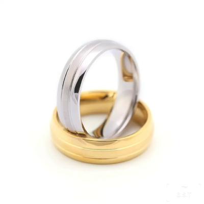 China Wholesale Hiphop Fashion Stainless Steel Jewelry Vacuum Plating Ring for sale