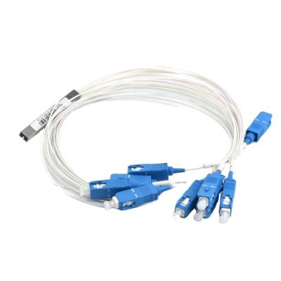 China Network FTTH FTTB FTTX mini steel tube SC UPC fiber optic PLC ftth 1x2 1x4 1x8 1x16 1x32 Passive type steel splitter for sale