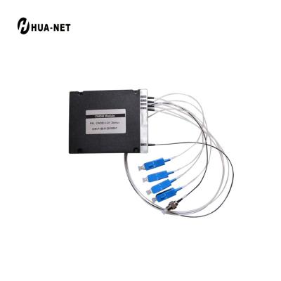 China Factory price of 1x8 mux demux cwdm with upgrade port OADM add/drop 100(L)X80(W)X10(H) for sale