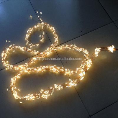 China Christmas Display Customized Christmas Copper Wire Fairy LED Branch String Lights for sale