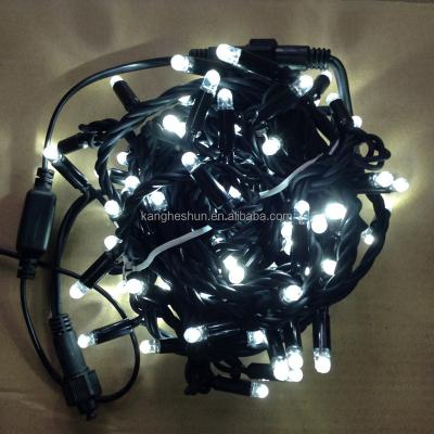 China IP65 Decoration Outdoor Rubber Pure Copper Wiring LED Connectable Street Decoration String Christmas Light for sale