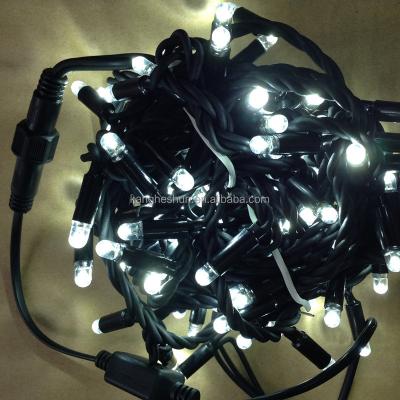 China 8 Patterns Lighting Christmas Street Decoration PVC Wire LED Linkable String Lights for sale