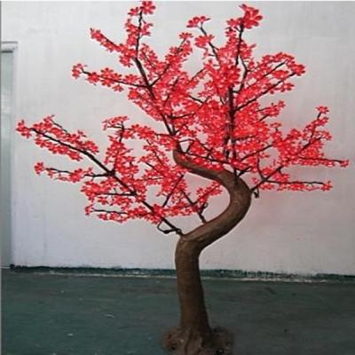 China 2544LEDs 3M Christmas Outdoor High Simulation Led Maple Leaves Tree Lights Led Maple Leaves Tree Lights for sale