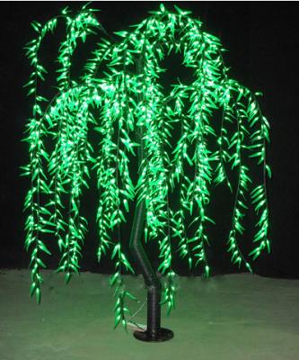 China Diameter 1.8m H 2.2m Simulation 1728LED Garden Lighting Decoration Willow Tree Lights White Led Waterproof Outdoor White Led Willow Tree Lights Christmas for sale