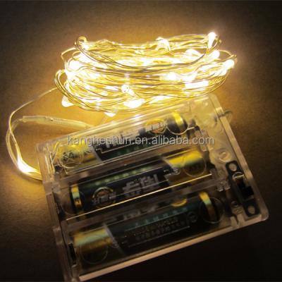 China Instant/Static On/Timer 5M 50L 3AA Battery Operated Copper Wire LED Starry String Fairy Lights for sale