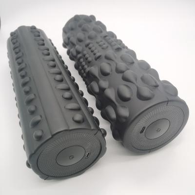 China 2021 Body Luxury Muti-function Foam Roller Electric Vibrating Yoga 4 Speed ​​Massage Vibrating Roller for sale