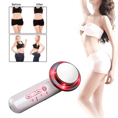 China Body Body Slimming Massager 3 in 1 EMS Massager Infrared Ultrasonic Ultrasound Slimming Fat Burner Cavitation Face Beauty Machine for sale