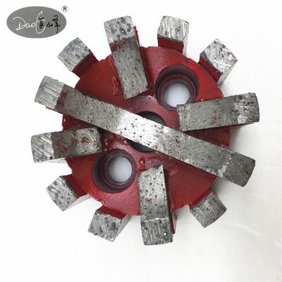 China DAOFENG CNC Wheel Drill Tool Stone Diamond Aluminum Stone Uprooting Tool for sale