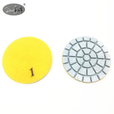 China 4inch 6mmThickness Polishing Pads Polishing Pads Concrete Dry Floor Pads DF-FA1024 for sale