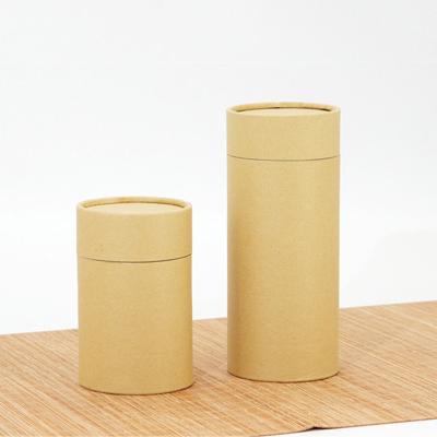 Cina Recycled Materials Round Tube Cylinder Wine White Gift Cardboard Paper Packaging Can Bottle Box With You Own Logo Customized in vendita