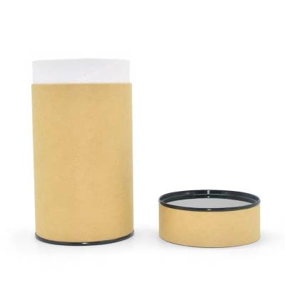 China Recycled Materials Sun Packing Cylinder Cosmetic Friendly Round Shipping Container Paper For Match Tube Box à venda