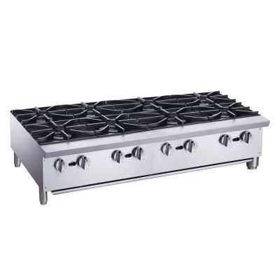 China High Quality 304 Stainless Steel Adjustable Size Hot Dish Cooker 8 Burners Wholesale Price Commercial Hot Plate With All Certificates for sale