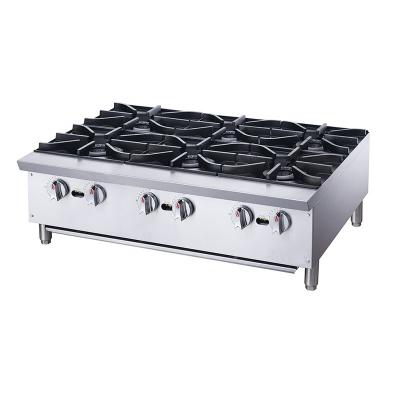 China Adjustable Good Quality Dual Gas Burners 56000 BTU/H Gas Hot Plate Size Kitchen Equipment Commercial Hot Plate Cooker With ETL Certificate for sale