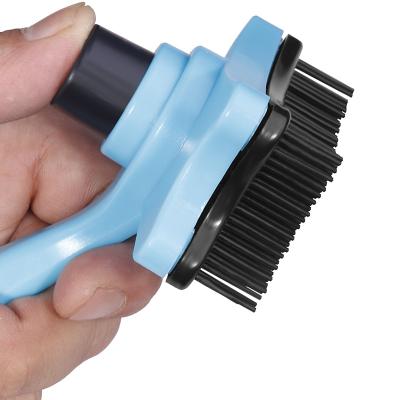 China Cat Dog Pet Hair Removal Viable Comb Massage Push Hair Makeup Clean Comb for sale