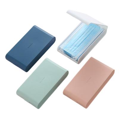 China Household Portable Large Capacity Handheld Storage Box Viable Face Mask Storage Box for sale