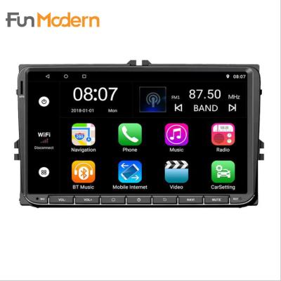 China GPS+bluetooth+FM 9 Inch Android 1+16G Car Radio Stereo DSP Touch Screen For VW MAGOTAN Slim SKODA SEAT POLO Golf Seat Altea Leon for sale