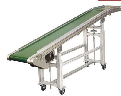 China Heat Resistant Belt Conveyor Weighing System And Bag Flatten Conveyor for sale