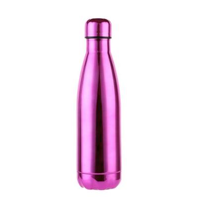 China PORTABLE Leakproof, No Sweat Stainless Steel BPA Free Reusable Water Bottle Double Walled Vacuum Insulated Bottle Pink for sale