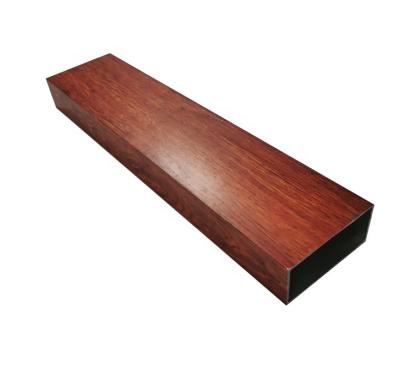 China Decorations OEM Wood Grain Aluminum Extrusion Profile For Furniture Decorations for sale