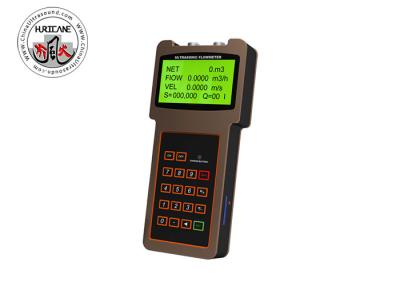 China Portable Clamp On Flow Meter Digital Display ABS Housing Materia for sale