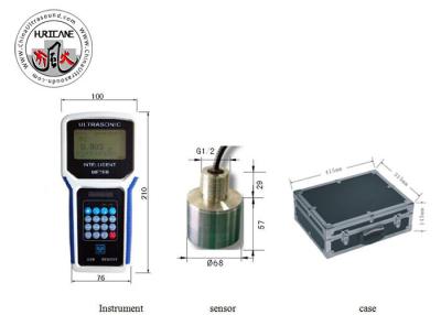 China Waterproof Ultrasonic Depth Meter Measuring Range 50m with LCD Display for sale