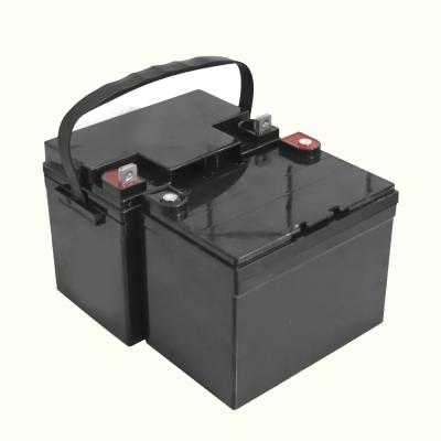 China Insurance factory direct sales ABS battery box 12V 33AH colorful waterproof lead acid battery box for sale