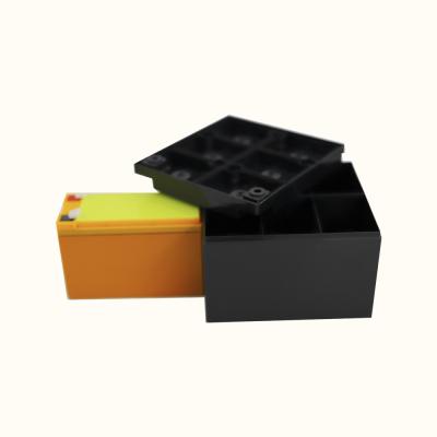 China Insurance Customized Cheap 12v 28ah Portable Battery Box ABS Plastic Battery Case for sale