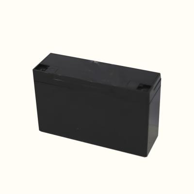 China Folklifts AGM Battery Case Long Life 6v 12ah Lead Acid Plastic Plastic Battery Box for sale