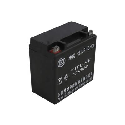 China Maintenance Free 12V 9AH Lead Acid Batteries Long Life High Quality Motorcycle Battery For Electric Motorcycle for sale