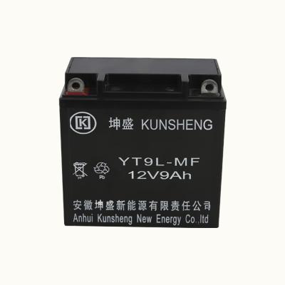 China Motorcycles China Factory Price Sealed Electric Motorcycle Battery 12v 9ah Motorcycles Battery for sale