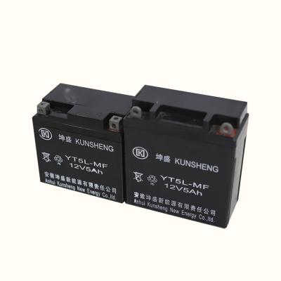 China Motorcycles Super Power Sealed Lead Acid Battery 12V5ah Model Number Motorcycles Battery for sale