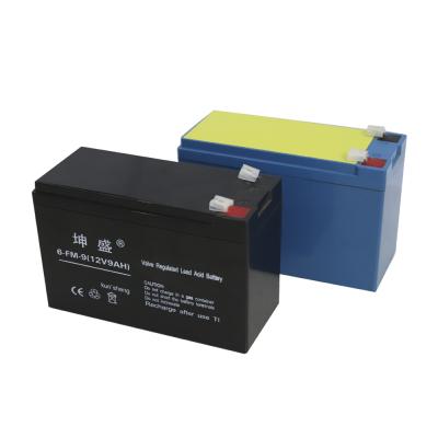 China Reliable Toys Hoists Batteries Deep Cycle Battery Sealed Lead Acid Battery 12v 9ah for sale