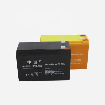 China Factory Supply Maintenance Free China Lead Acid Batteries High Capacity AGM UPS Sealed Lead Acid Battery Deep Cycle 12v9ah for sale