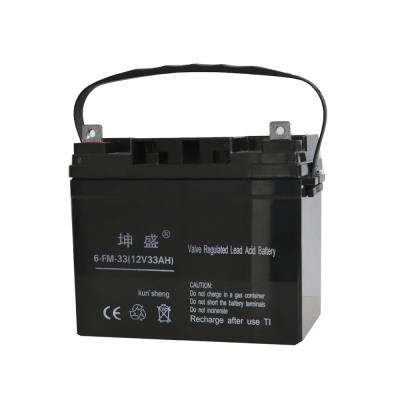 China Toys 12V 33Ah 100Ah 200Ah 250Ah deep cycle AGM battery pack lead acid battery for power storage for sale