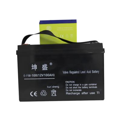 China Toys Free Maintenance Small Capacity Sealed Rechargeable 12v100ah Lead Acid Battery for sale