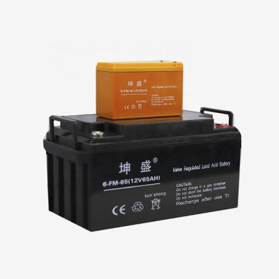 China Maintenance Free AGM Battery Low Maintenance Free Lead Acid Batteries Self Discharge 12V 65AH Lead Acid Battery for sale