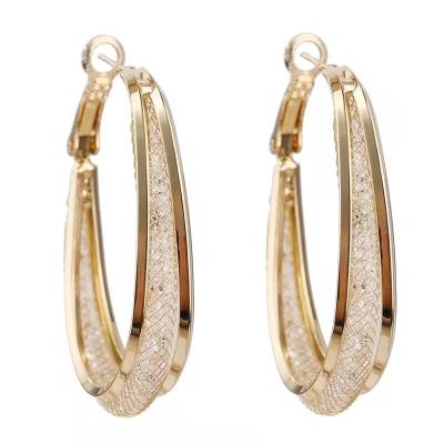 China FASHIONABLE French big earrings shape high grade crystal earrings for sale