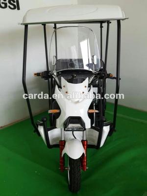 China 3 wheel steel electric bicycle/tuk bajaj tuk for sale/scooter with roof for sale