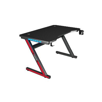 China (Size)Sate-Best Adjustable Selling Gaming Table with RGB Led Lights PC Laptop Gaming Desk GH-100 RGB Best for sale