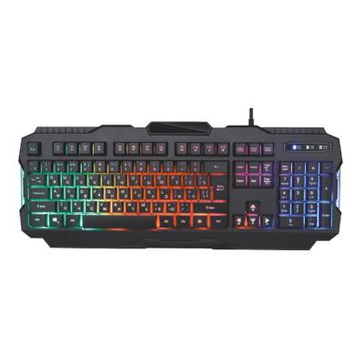 China High Sensitivity SATE RGB Keyboard Stock RGB Gaming Keyboard With RGB Backlight Portuguese Spanish Layout English Layout AK-837 for sale