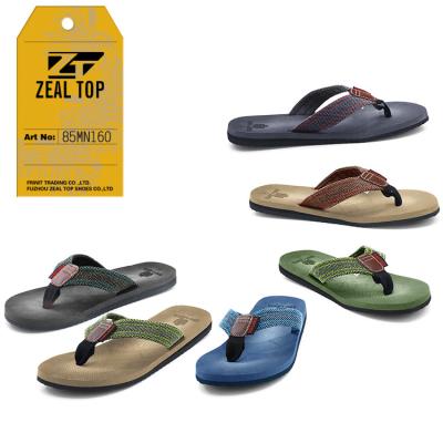 China Cushioning Wholesale Fashionable Flip-Pads Shoes Casual Flip Flop Design Customized Logo Slippers Slide Flip Flop For Man for sale