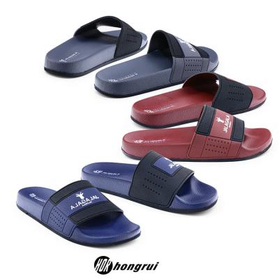 China Lightweight Mens Custom Slides Casual Super Soft Comfortable Custom Logo Mens Soft PVC Slides Sandals Platform Slippers Rubber Slippers for sale