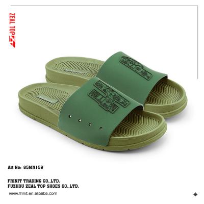 China Cushioning Newest Design Eva Slide Shoes Single Slippers For Men Custom Logo Outdoor Casual Massage Bubble Slides Slippers for sale