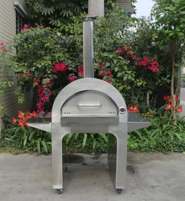 China Sustainable Hot Sale Wood Or Charcoal Fired Stainless Steel Pizza Ovens for sale